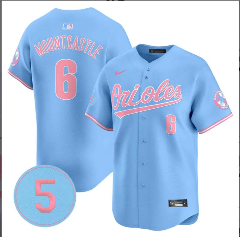 Men Baltimore Orioles #6 Mountcastle blue 2024 Nike MLB jersey->indianapolis colts->NFL Jersey
